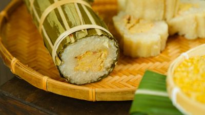 Bánh chưng lá mía