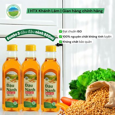 Combo 3 dầu đậu nành 500ml